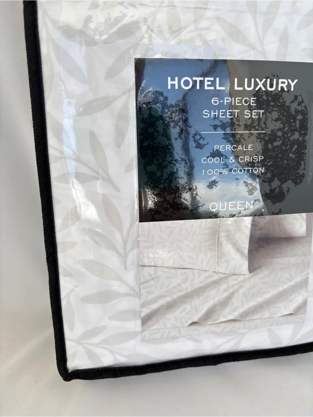 NWT Wamsutta Dream Zone Queen 6 Piece White Percale Sheet Set 100% Cotton